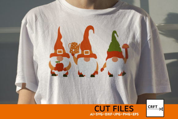 Fall Gnomes: A Graphic Design Asset for Crafts and Seasonal Graphics