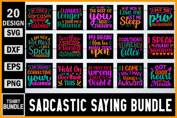 Funny and Sarcastic Sayings Svg Design for Graphics & Crafts