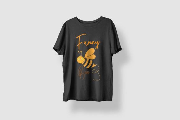 Funny Bee T Shirt Sublimation Svg Graphics for Crafts