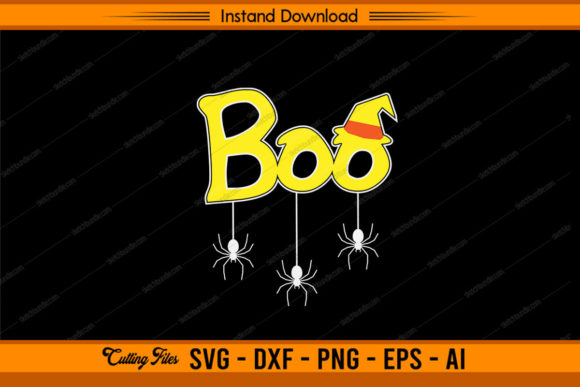 Funny Halloween BOO Graphics for Crafts and Content