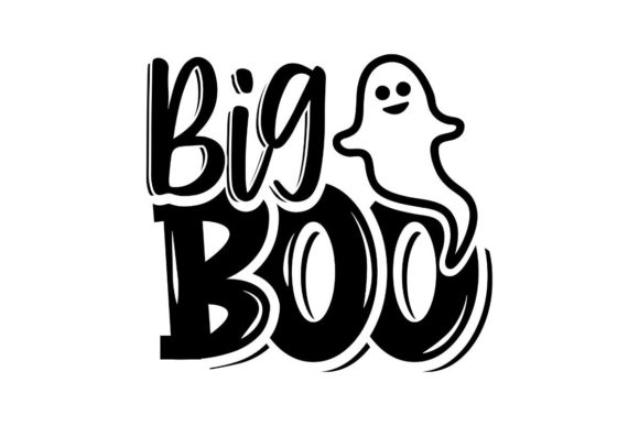 Halloween Boo - Big Boo Graphics for Crafts
