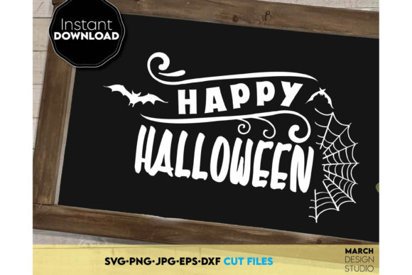 Happy Halloween SVG Front Porch Sign SVG