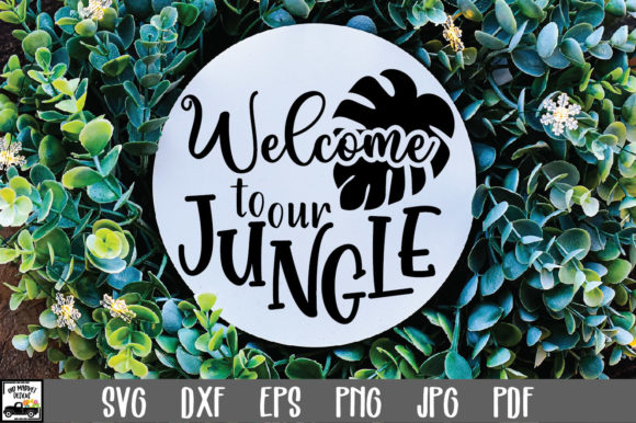 Welcome to Our Jungle SVG File: A Crafts and Graphics Review